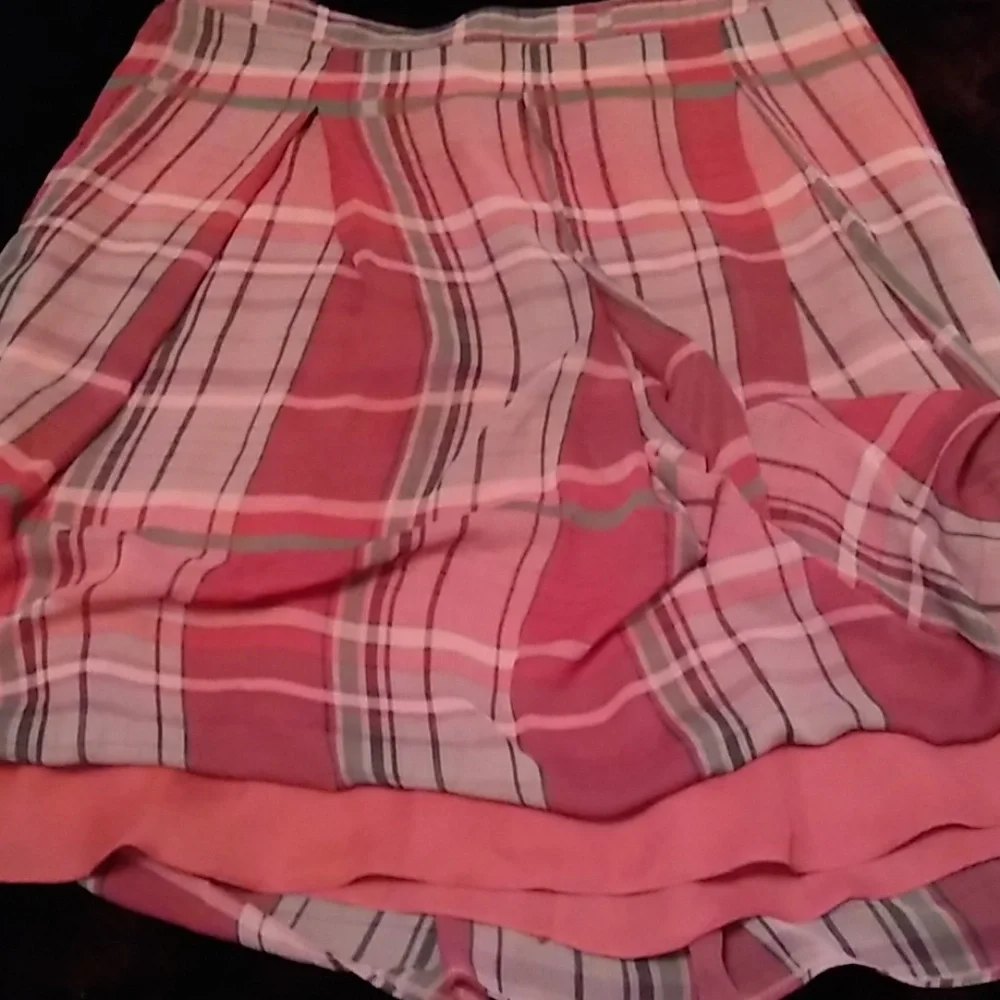 Jaclyn Smith Pink Pleated Skirt Womens Size Large - Picture 3 of 6